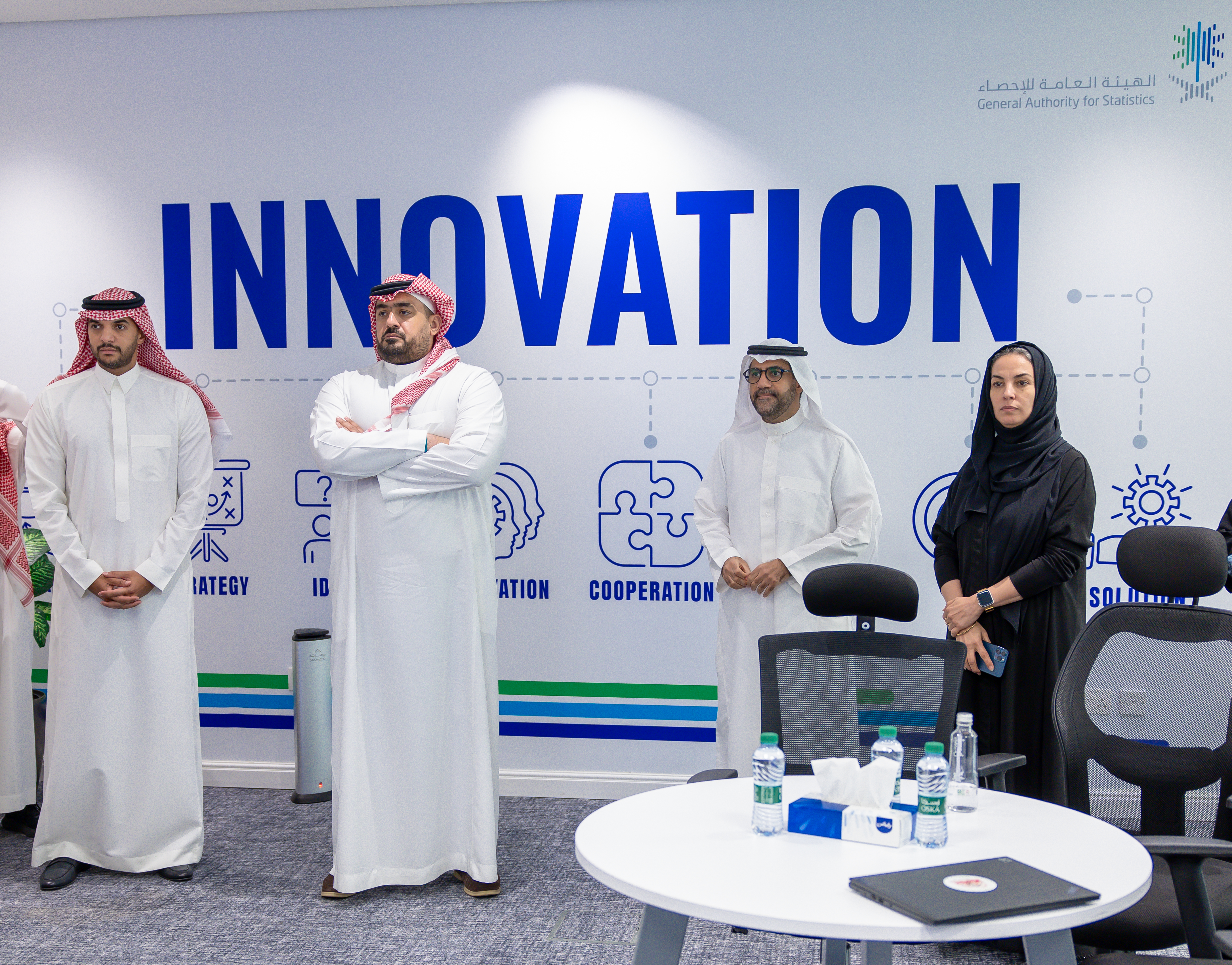 زيارة معالي وزير الاقتصاد والتخطيط للمختبر