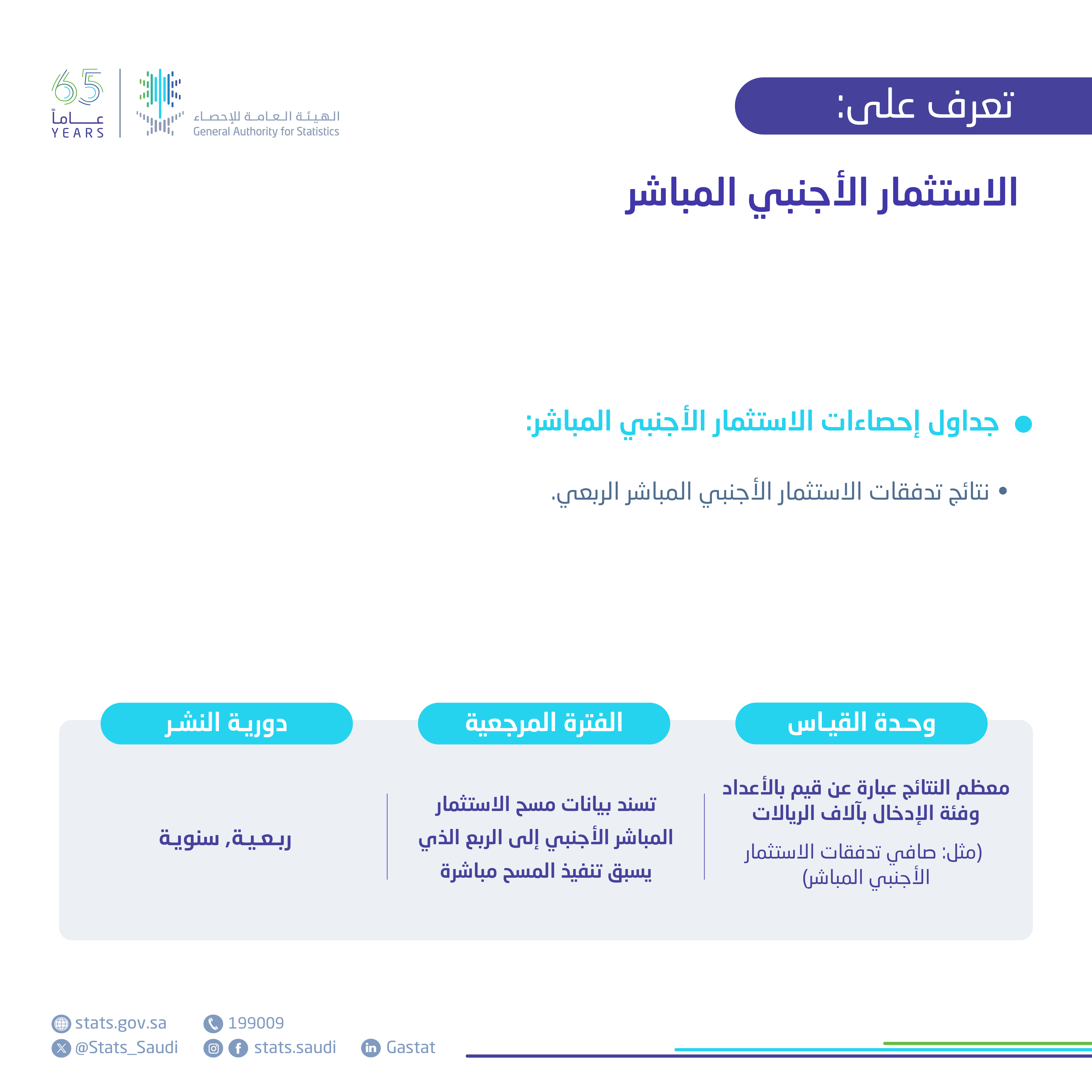 إحصاءات الاستثمار الأجنبي المباشر 