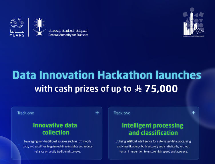 GASTAT announces the registration for the Data Innovation Hackathon