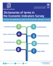 8 terms and definitions used in the Economic Indicators Survey 