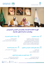 الهيئة العامة للإحصاء توقع مذكرة تعاون مع المجلس الصحي السعودي 