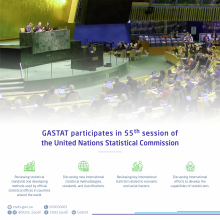 GASTAT participates in 55th session of the United Nations Statistical Commission